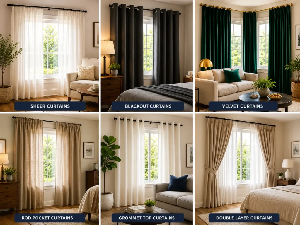 Custom drapes and curtains San Jose CA - floor to ceiling drapery panels for cozy interiors
